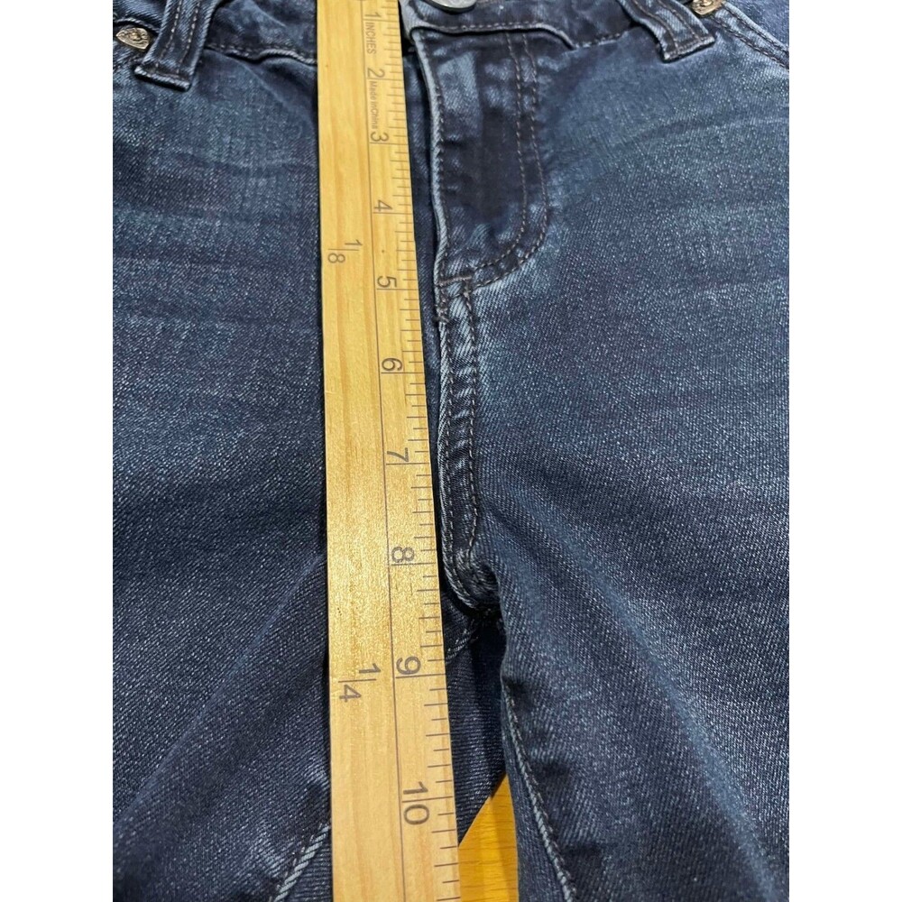 Kut From The Kloth Jeans Womens 10 Straight Blue Distressed Denim Grunge Casual - Picture 9 of 10